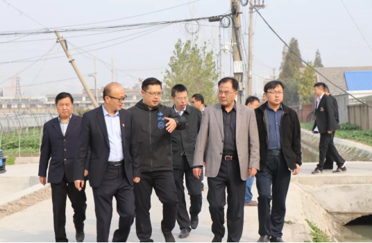 淮安市政府副秘書長(zhǎng)秦浩到淮安區(qū)黑臭水體綜合整治PPP項(xiàng)目檢查指導(dǎo)工作